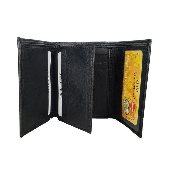 Men's Trifold Wallet With Front ID - Picture 5 of 15
